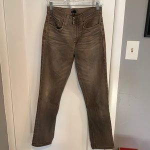 Joe’s brown wash jeans
